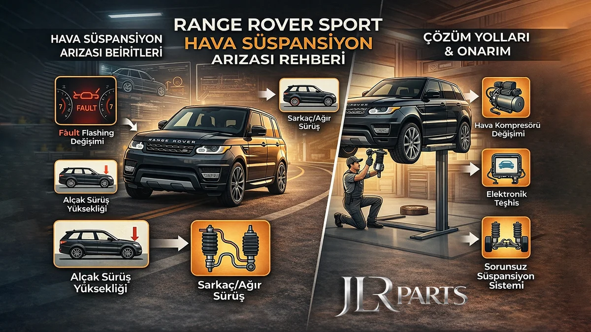 Range Rover Sport Hava Süspansiyon Arızası Rehberi: Belirtiler ve Çözüm Yolları